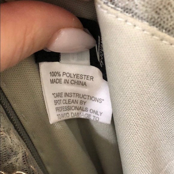 Jovani Silver Dress 💎 - Picture 8 of 8